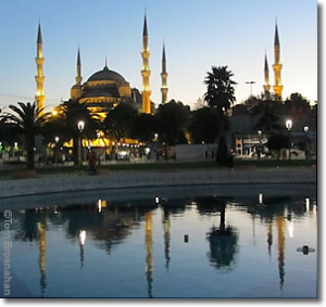Sultan Ahmet (Blue) Mosque at night